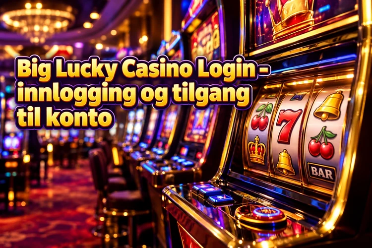 Big Lucky Casino Login - innlogging og tilgang til konto